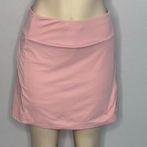 Baleaf Pink Athletic Skirt Skort High Waist Built-In Shorts Women’s M